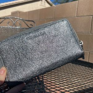 Michael Kors shimmery gray wallet
